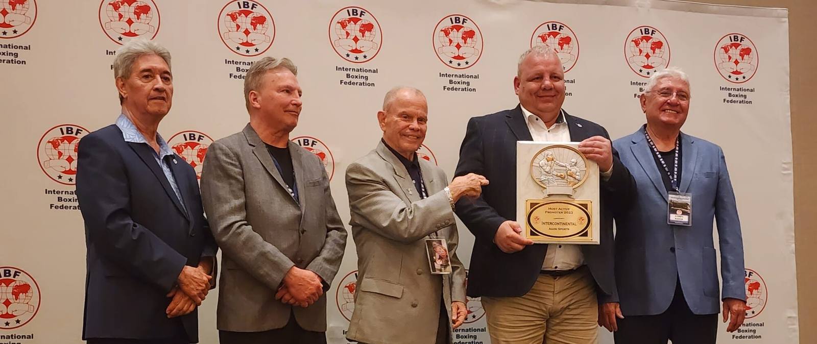 Weltboxverband IBF ehrt AGON Sports erneut als „Most Active Promoter 2023 Intercontinental“
