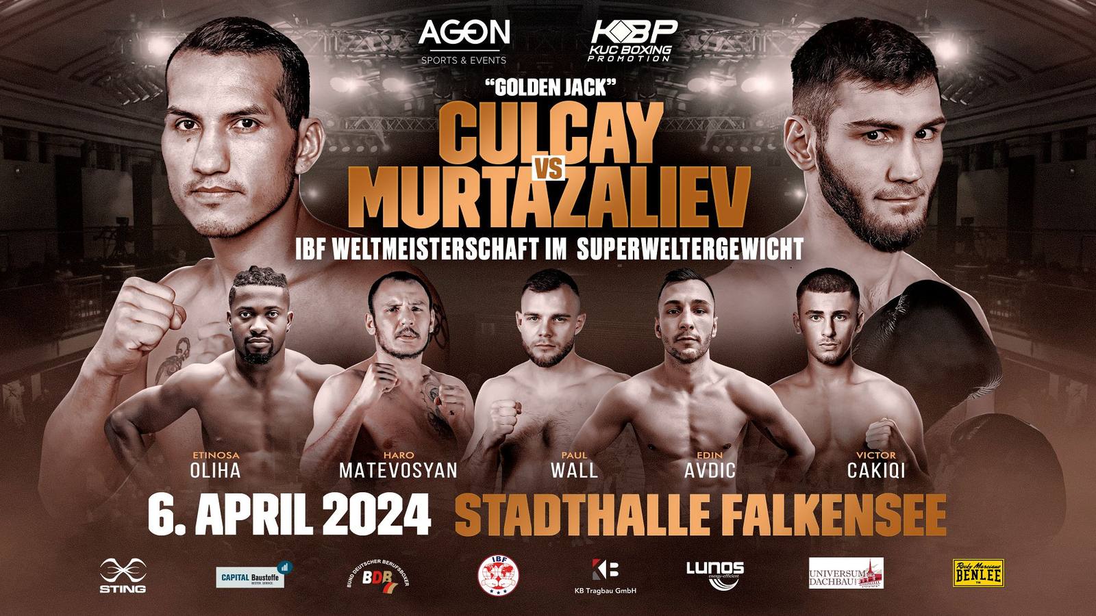 Fight Week! Alle Infos für das Mega-Event „Path to Gold“ mit der IBF-WM Culcay vs. Murtazaliev